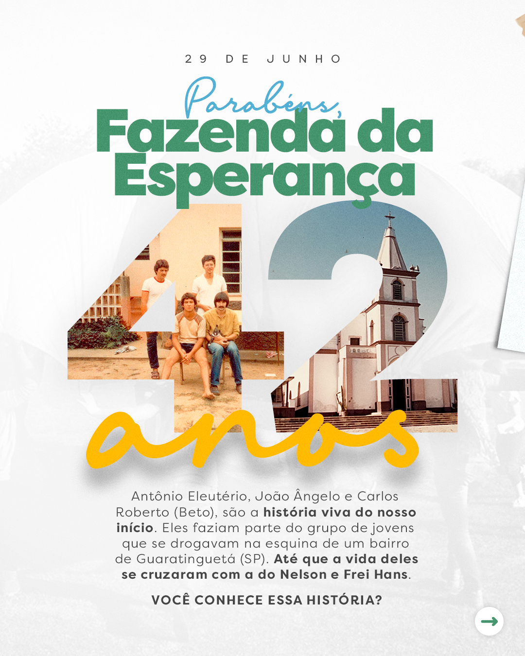 42 anos da Fazenda da Esperança